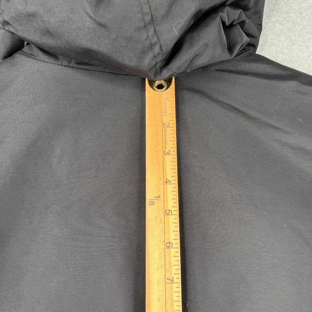 Vintage Columbia Winter Fleece Lined Jacket Mens Large Black Hooded Pockets VTG - Picture 12 of 16